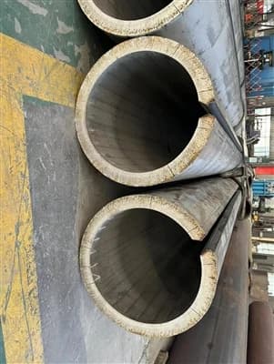 La Nostra Tecnologia Està Processant Actualment Tubs Soldats d'Acer Inoxidable 2520 (310S) de Gran Diàmetre i Paret Gruixuda per a l'Aràbia Saudita.